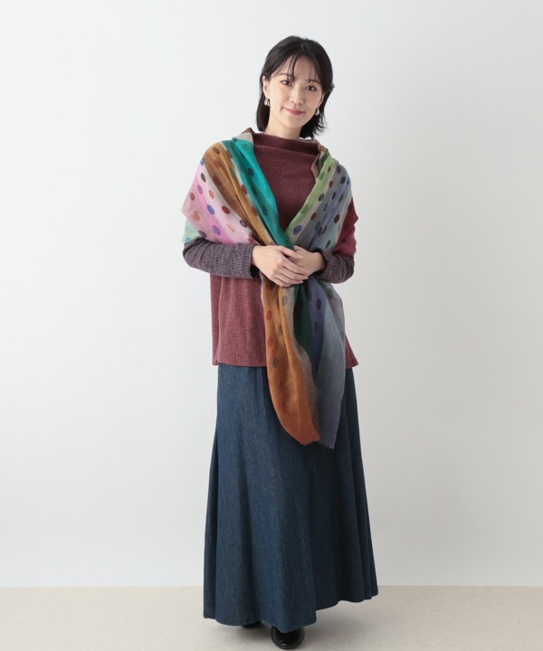 ふわふわリブカットソープルオーバー 25W070