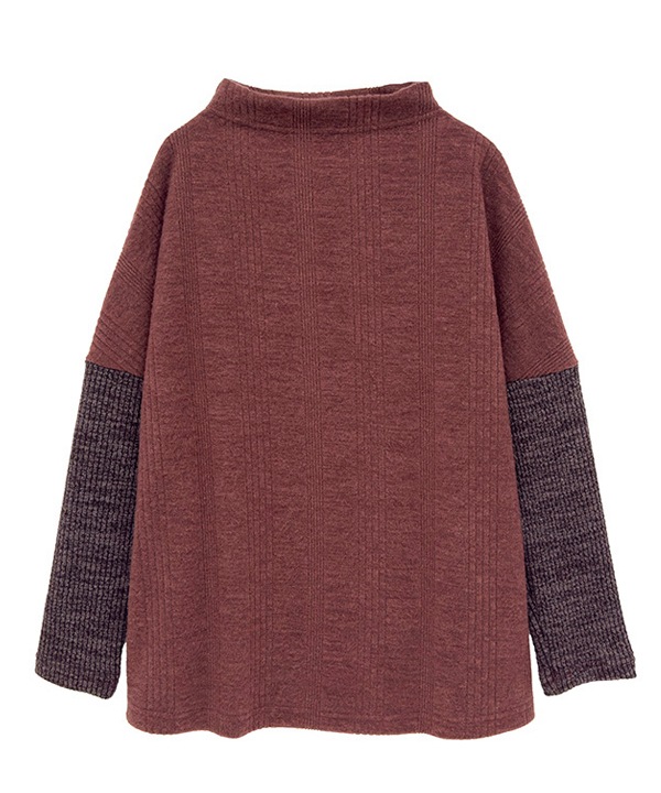 ふわふわリブカットソープルオーバー 25W070