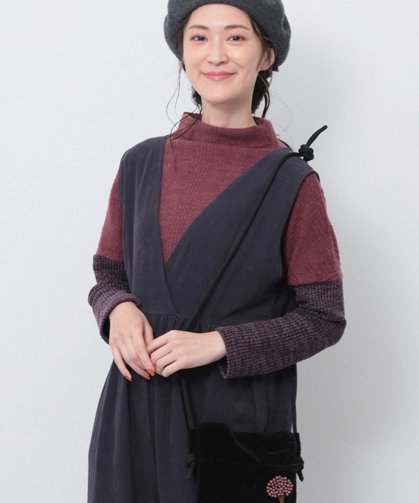 ふわふわリブカットソープルオーバー 25W070