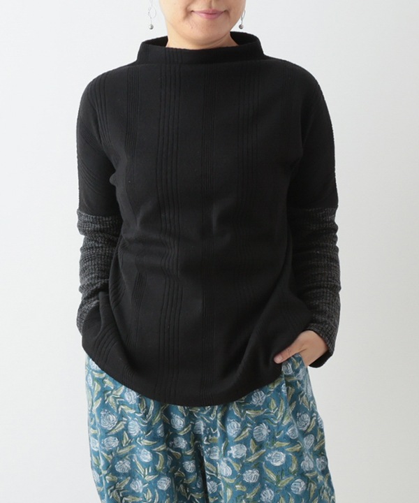 ふわふわリブカットソープルオーバー 25W070