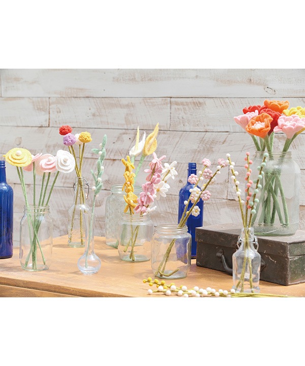 フェルトフラワー（ヒヤシンス） M16-2801