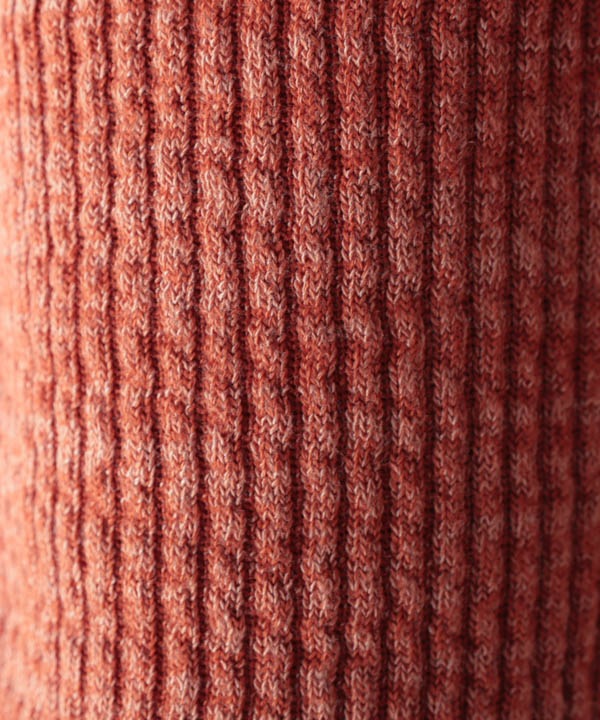 ふわふわリブカットソーワンピース 25W071