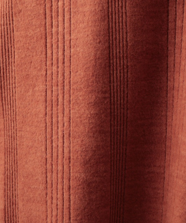 ふわふわリブカットソーワンピース 25W071