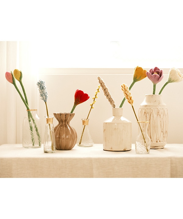 フェルトフラワー（枝＆つぼみ・2カラー） M16-2504 | すべての商品