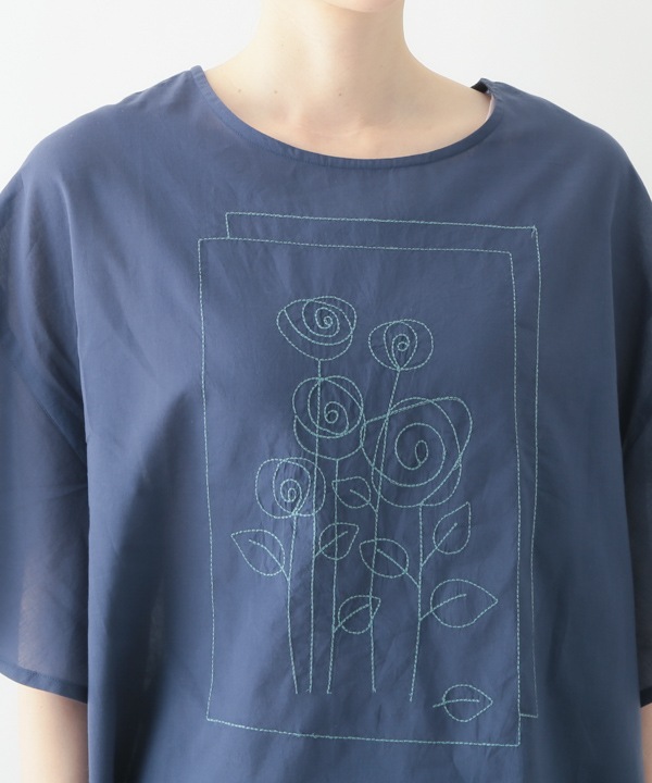 homage roses刺繍ブラウス 25S498