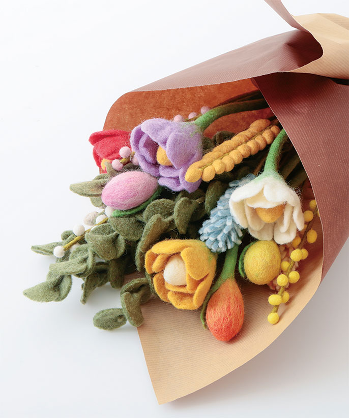 フェルトフラワー（ツボミ） M16-2803