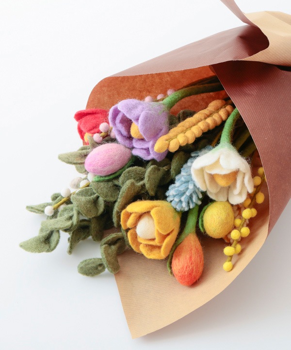 フェルトフラワー（チューリップ・4カラー） M16-2506