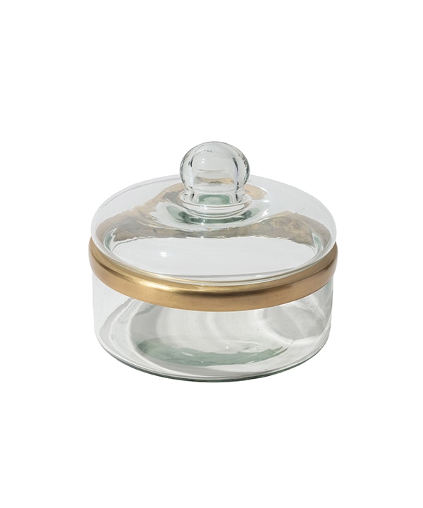 ゴールド ガラスキャニスター M37-2891