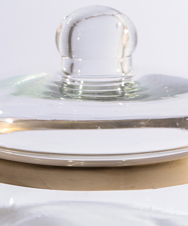 ゴールド ガラスキャニスター M37-2891