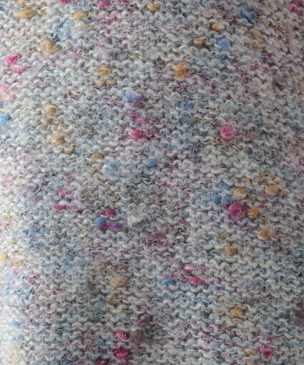 ウールブレンドカラフルネップヤーンプルオーバー 25W077