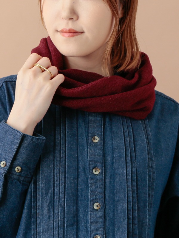 無地スヌード（4カラー) B23W016