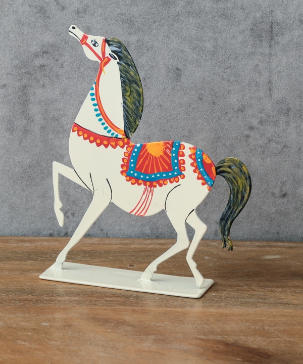 手描きアイアン ウマ スタンド オブジェ M25-2480 | インテリア雑貨