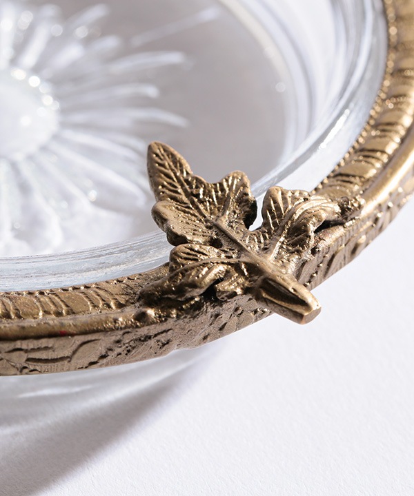 ゴールド ラウンドガラストレー M37-2908