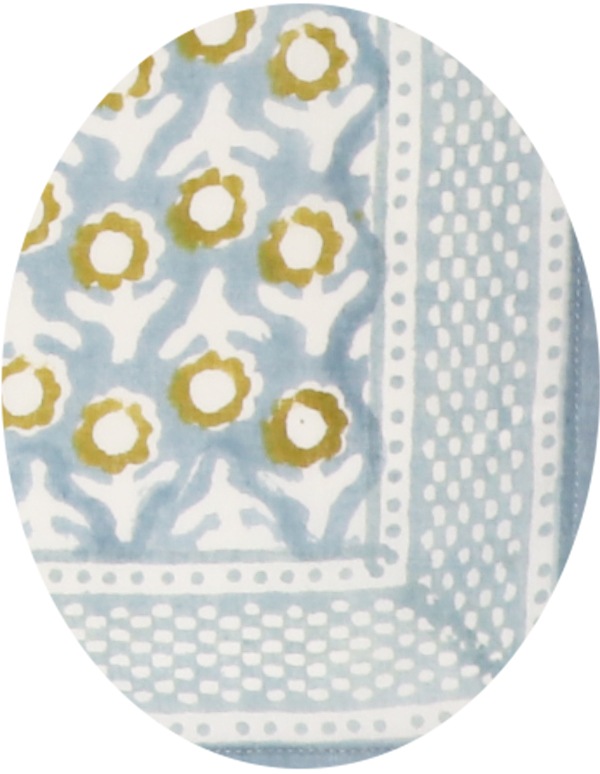 ブロックプリントハンカチ H25S231