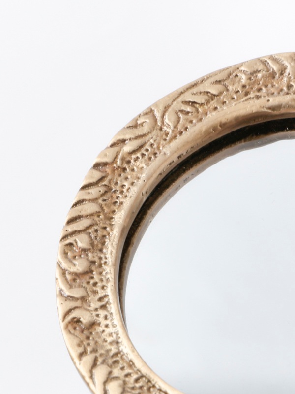 真鍮ラウンドハンドミラー M36-2135