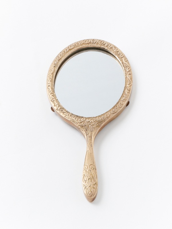 真鍮ラウンドハンドミラー M36-2136