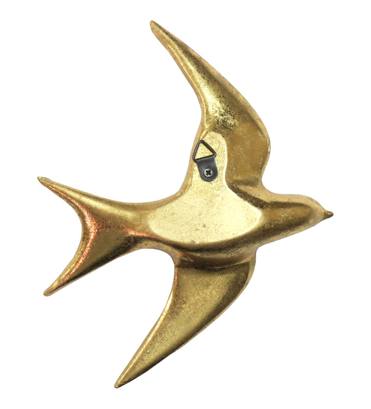 ウォールデコレーション バードL（ゴールド） M45-1035L