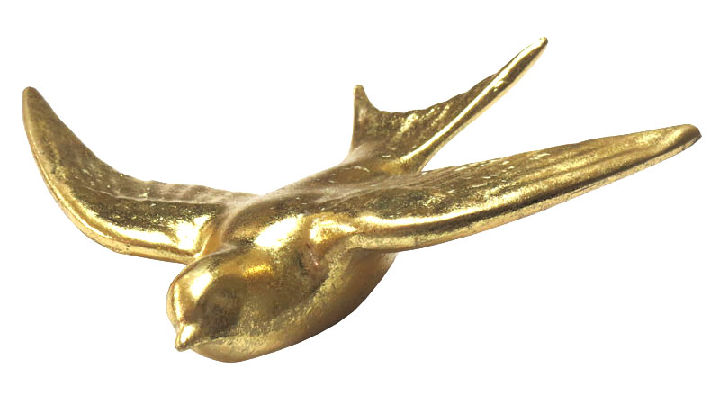 ウォールデコレーション バードL（ゴールド） M45-1035L