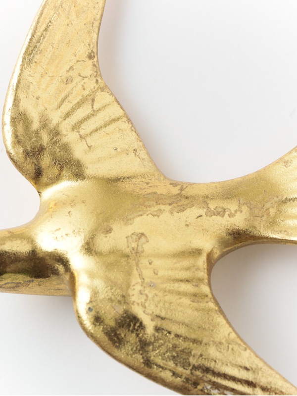 ウォールデコレーション バードL（ゴールド） M45-1035L