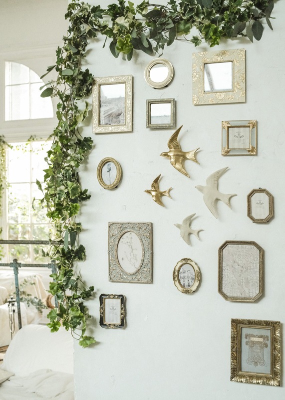 ウォールデコレーション バードL（ゴールド） M45-1035L