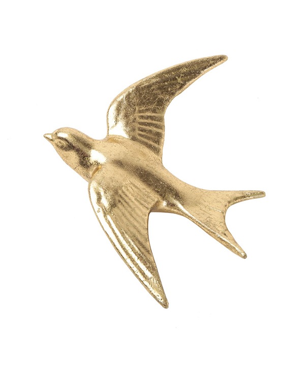 ウォールデコレーション バードL（ゴールド） M45-1035L