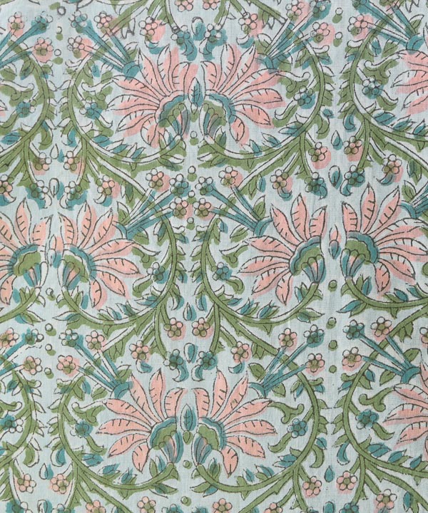 IROIROブロックプリントコットン2wayブラウス 25S080