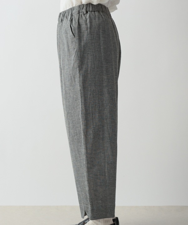 綿麻chidori-goushiスリットパンツ 25W407