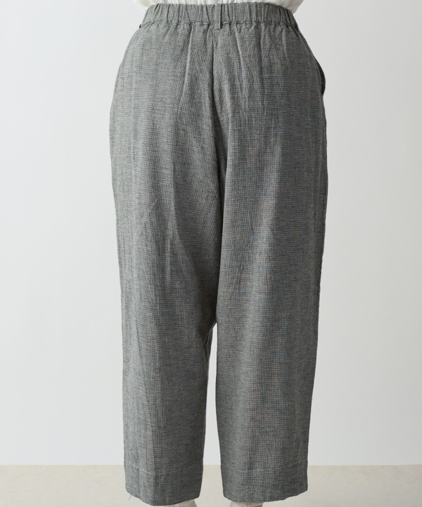 綿麻chidori-goushiスリットパンツ 25W407
