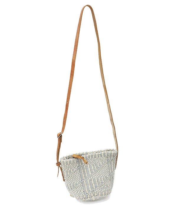 柄サイザル ショルダーバッグ アクリルウール混 KENB-164