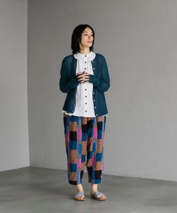 しゃりっと和紙ホールガーメント・ニットカーディガン 26S426【2月頃入荷予定】