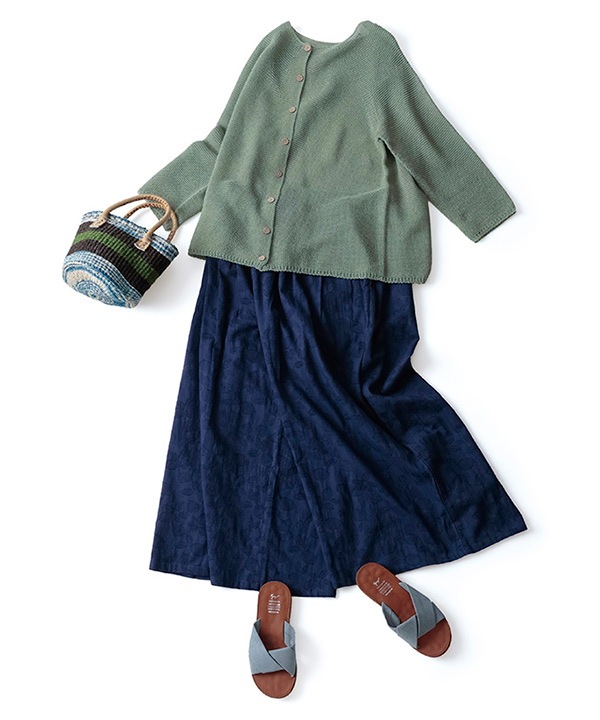 しゃりっと和紙ホールガーメント・ニットカーディガン 26S426【2月頃入荷予定】