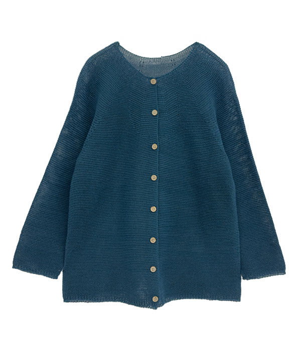 しゃりっと和紙ホールガーメント・ニットカーディガン 26S426【2月頃入荷予定】