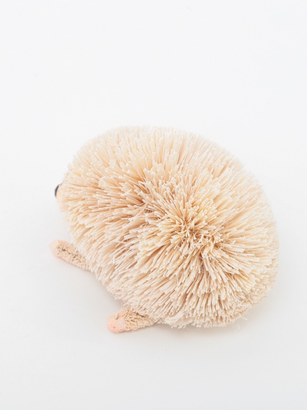 たわしアニマル ハリネズミ小（ホワイト） M81-1490S