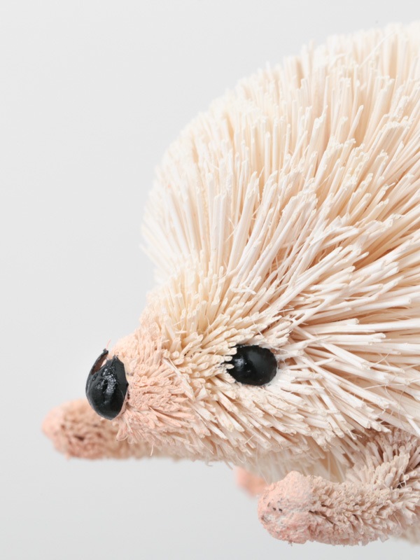 たわしアニマル ハリネズミ小（ホワイト） M81-1490S