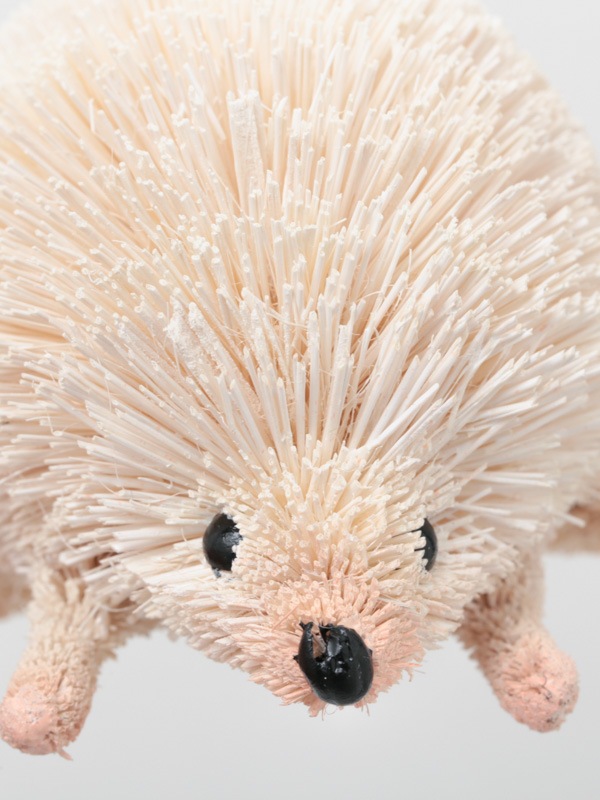 たわしアニマル ハリネズミ小（ホワイト） M81-1490S