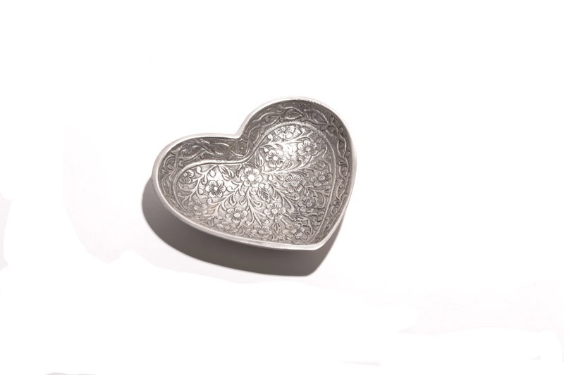 ブラスハートプレート(2カラー)　M31-1898