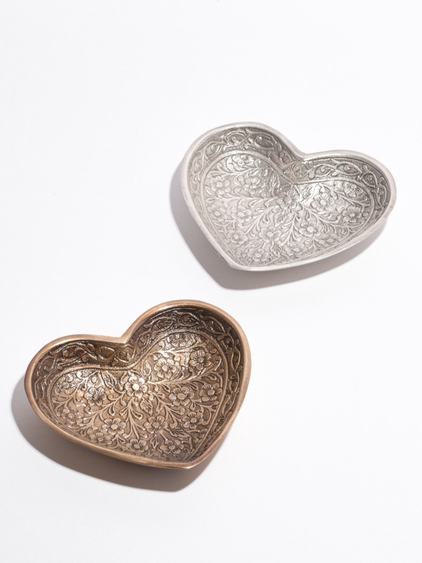 ブラスハートプレート(2カラー)　M31-1898