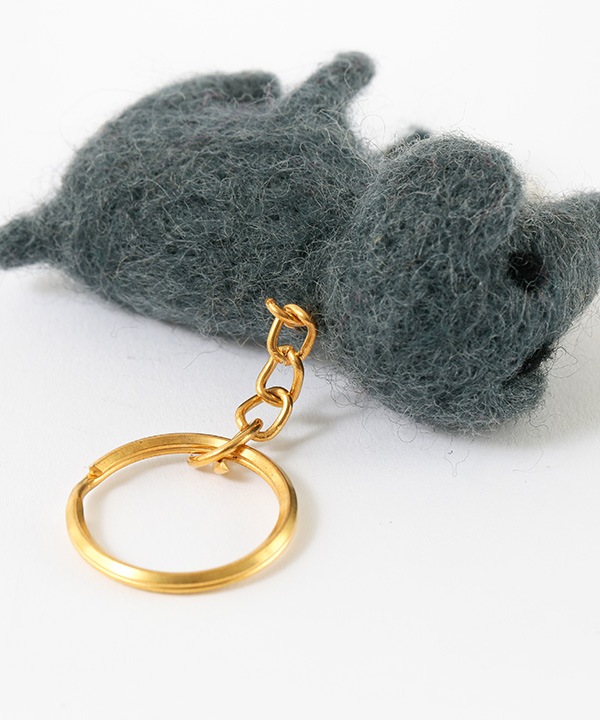 フェルトキーホルダー ゾウ M16-2838