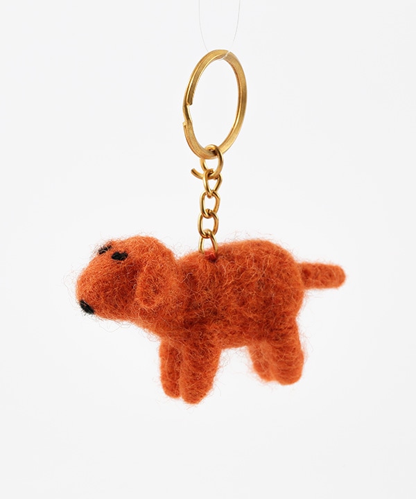 フェルトキーホルダー イヌ M16-2839