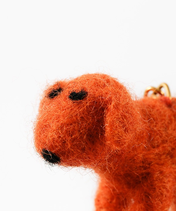 フェルトキーホルダー イヌ M16-2839