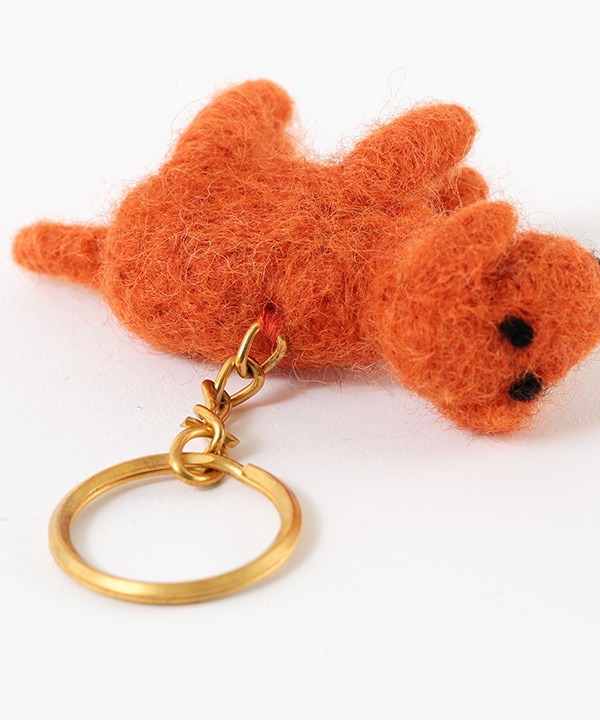 フェルトキーホルダー イヌ M16-2839