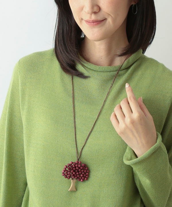 ウッドツリーネックレス A26W039 