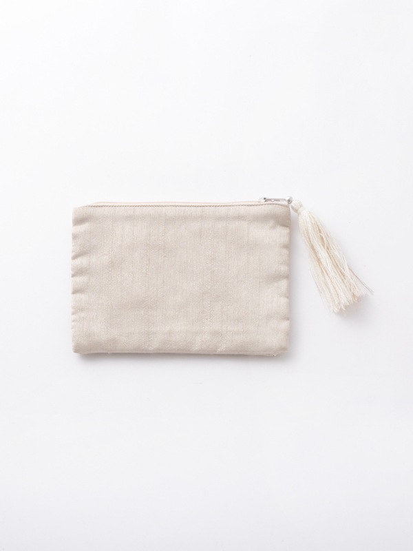 ビーズ刺繍ポーチ 15×10cm （2カラー）M42-1374