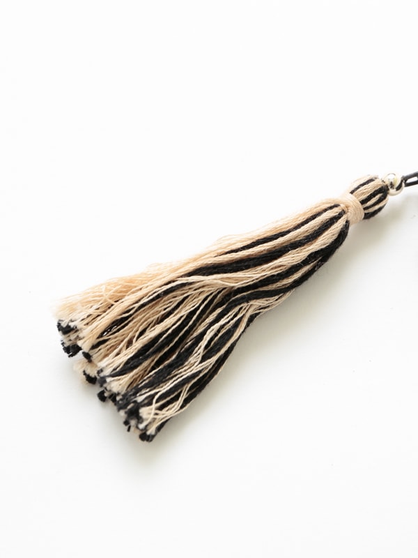 ビーズ刺繍横長ポーチ 20×9cm （3カラー）M42-1073