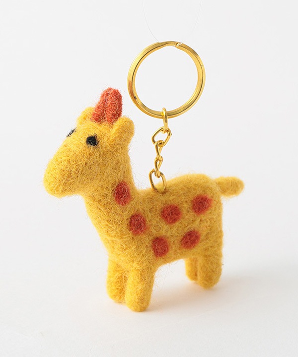 フェルトキーホルダー キリン M16-2840