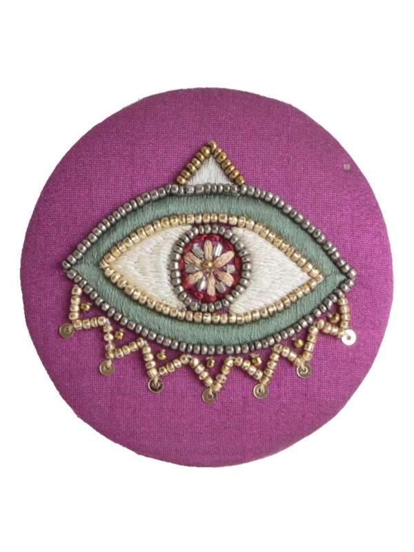 イーブルアイビーズ刺繍 ハンドミラー（4カラー） M42-2049