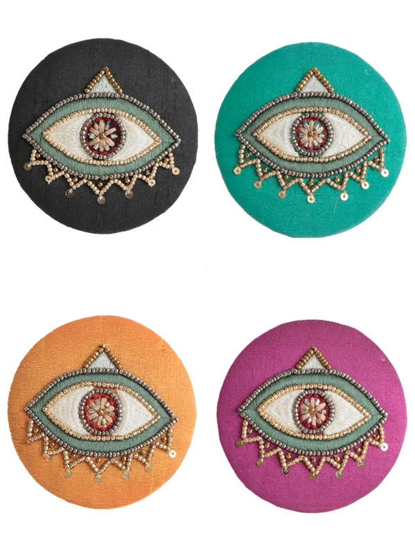 イーブルアイビーズ刺繍 ハンドミラー（4カラー） M42-2049