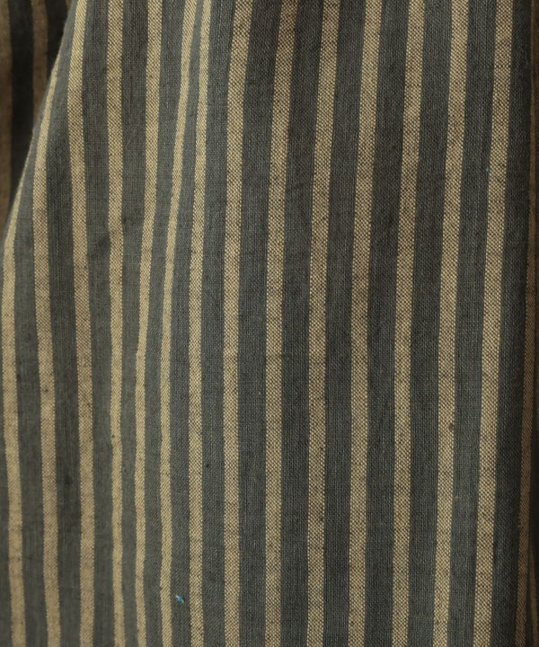 しなやかストライプ・カディタック・ブラウス 25W414