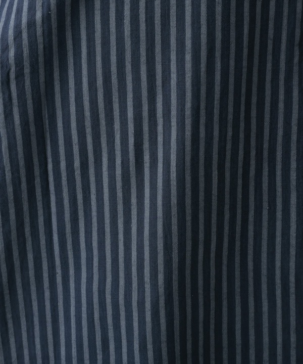 しなやかストライプ・カディシャツワンピース 25W415