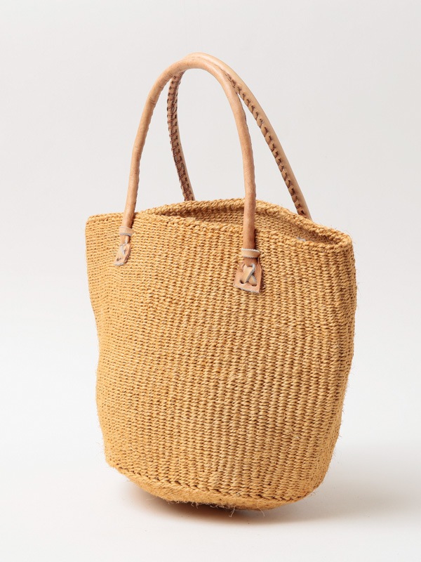 無地サイザルバッグ Mサイズ （8カラー） KENB-002